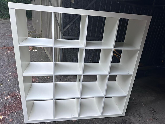 IKEA - KALLAX /  Expedit 4x4 Hylly, valkoinen,