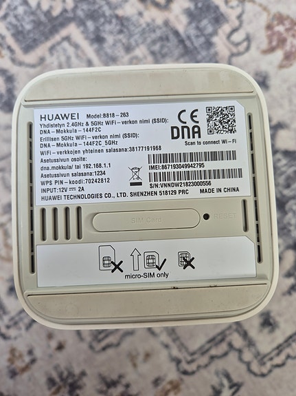 Huawei B818-263 4G LTE WiFi Router (DNA) – Dual-Band AC, SIM Card Router