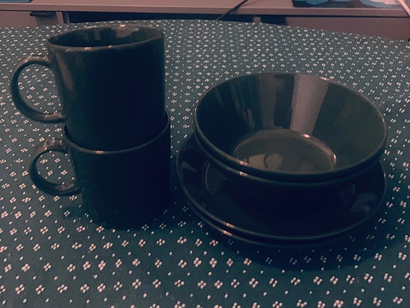 Iittala Teema -astiasto, METSÄNVIHREÄ (6 osaa)