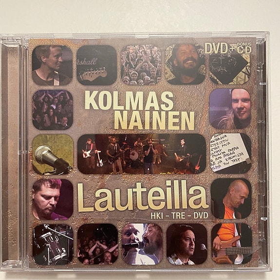KOLMAS NAINEN Lauteilla DVD + bonus-CD