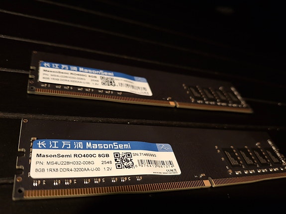 MasonSemi RD400C 8GB DDR4 RAM-muistit