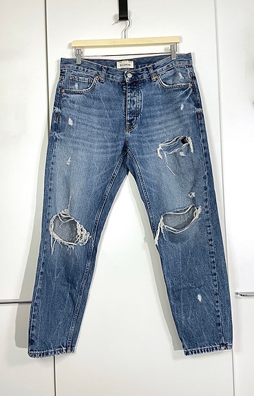 Pull&Bear revityt tapered farkut W34 / EU 42
