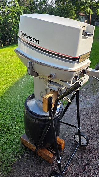 Johnson 20hv 2-T kahvaohjauksella