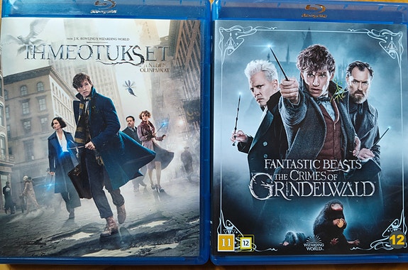 Fantastic Beasts - Elokuvapaketti Blu-ray (2 leffaa)