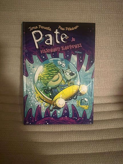 Pate ja kadonnut kaupunki lastenkirja