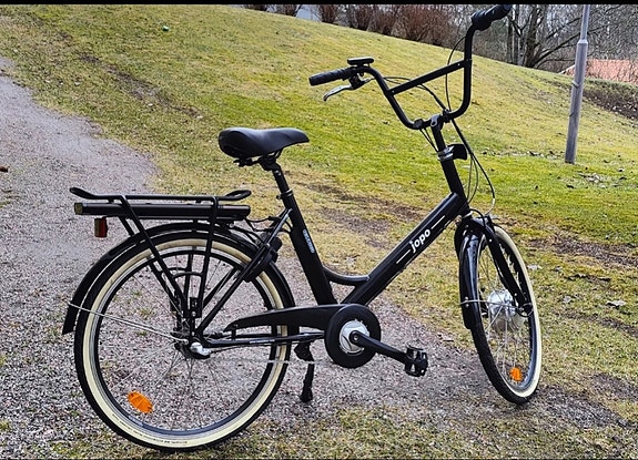 Helkama jopo 24 sähköpyörä  M musta unisex