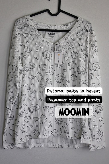 Söpö Muumi-pyjama, koko M ~ Cute Moomin pyjamas, size M ~ Women'secret