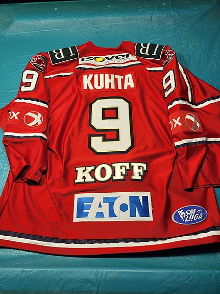 HIFK #9 Kimmo Kuhta A gw eli game worn