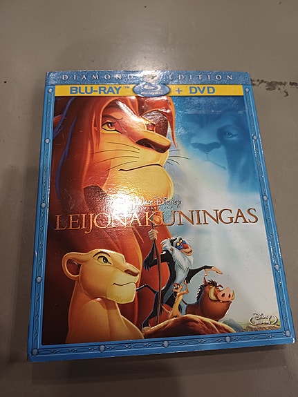 Leijonakuningas blu-ray + DVD Disney