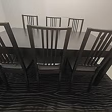 Dining Table with 6 Chairs for sale