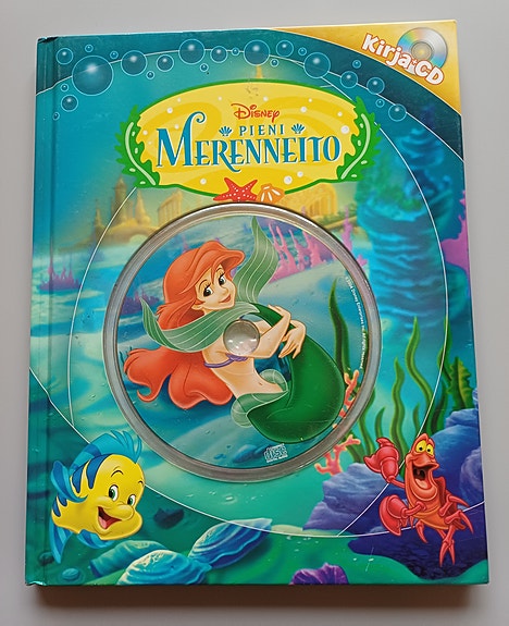 Disney Pieni Merenneito kirja ja CD