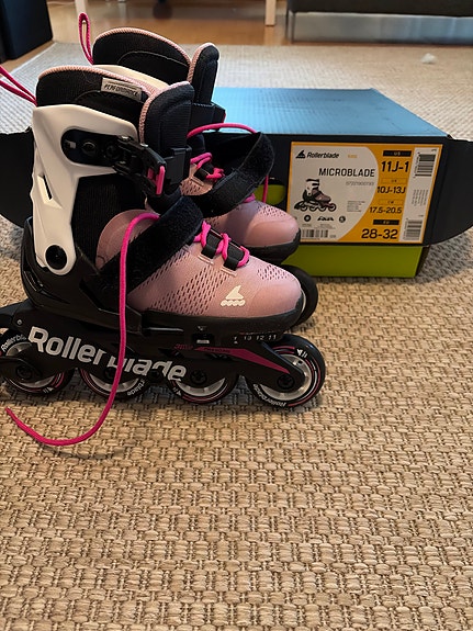 Rollerblade lasten rullaluistimet koko 28 -32 vaaleanpunainen