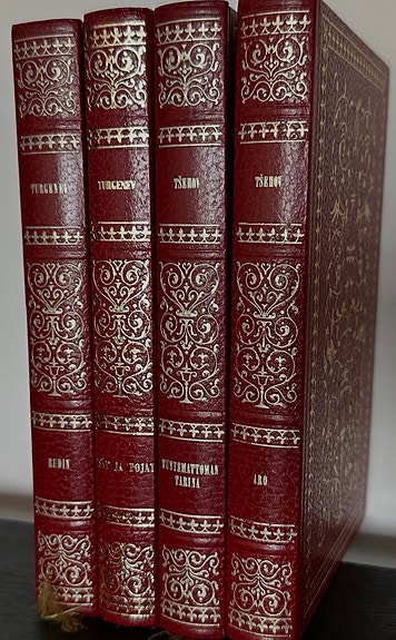 Turgenev, Tsehov kirjat 4 kpl