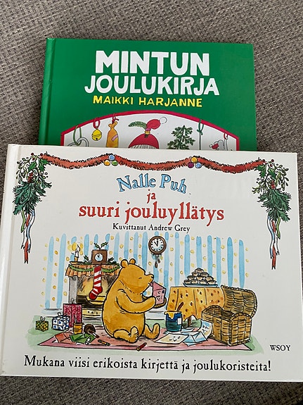 Nalle Puh ja suuri jouluyllätys & Mintun joulukirja lastenkirjat