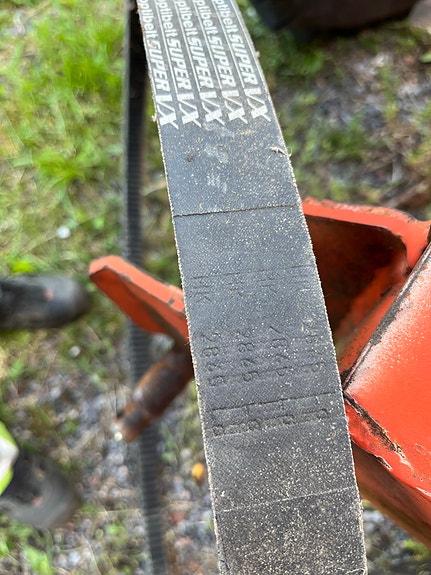 Sampo 410/600 variaattorin hihna