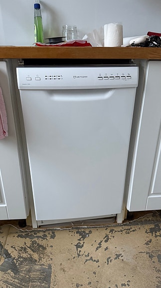 Astianpesukone 45 cm Whitewash DW45-01 WH