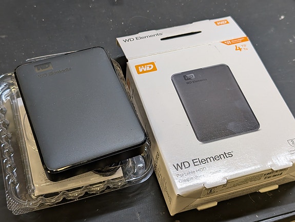WD Elements 4TB ulkoinen kovalevy USB