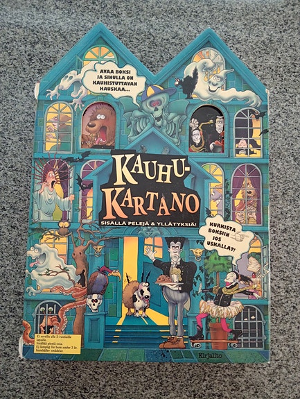 Kauhukartano-lautapeli vuodelta 1997