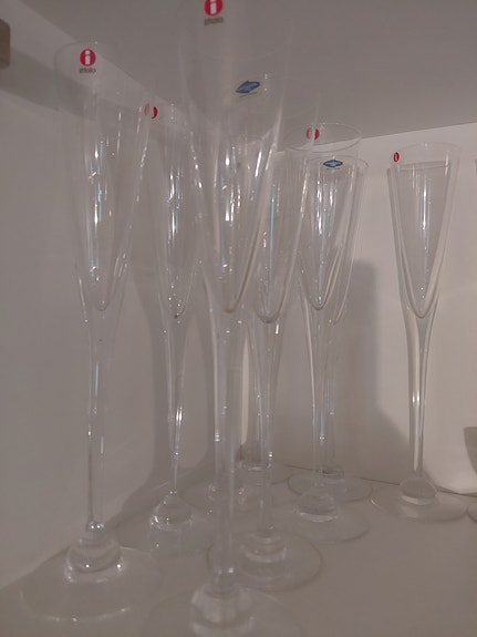 Iittala aurora skumppalaseja