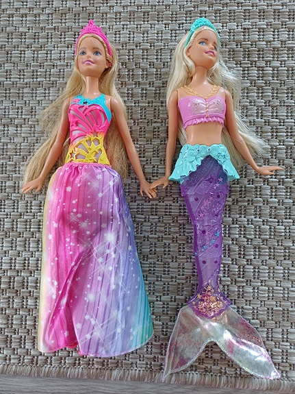 Barbie merenneito- ja prinsessanuket