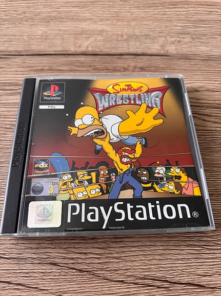The Simpsons Wrestling Playstation 1 peli