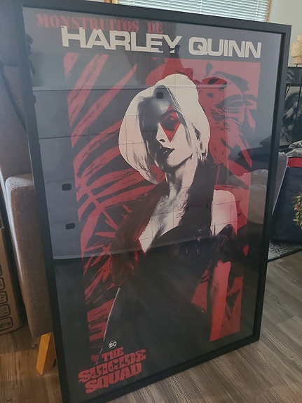 Kehystetty Harley Quinn -juliste