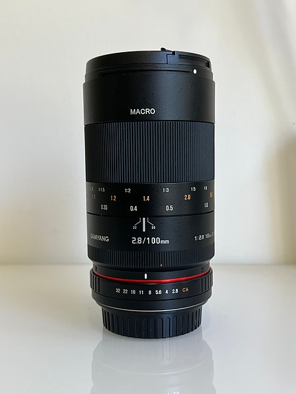 Samyang 100mm 2.8 macro EF