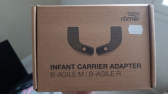 Britax Römer B-Agile M/R turvakaukalon adapterit rattaisiin