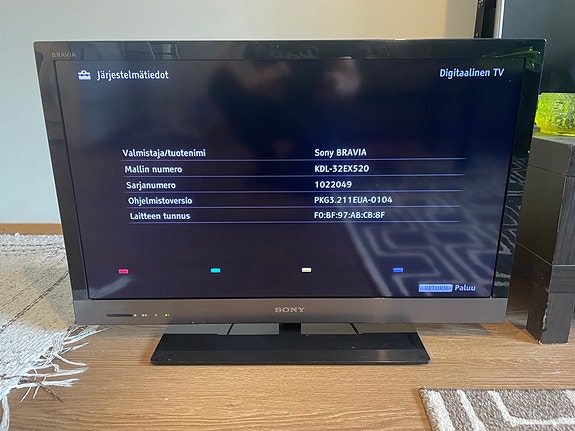 Sony Bravia televisio 32
