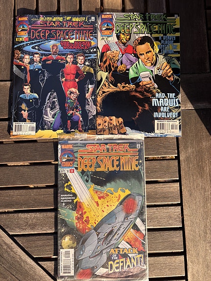 Star Trek: Deep Space Nine sarjakuva numerot 1,3 ja 9