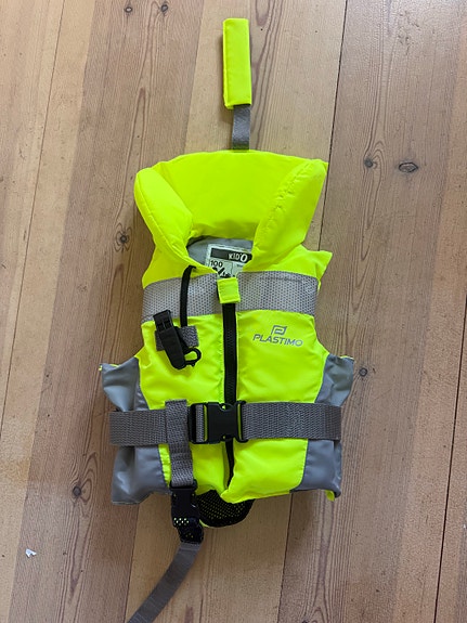 Vauvan pelastusliivi 3-8 kg keltainen