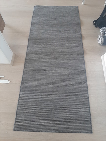 Harmaa käytävämatto 80x200cm
