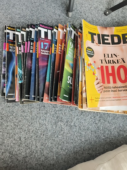 Tiede-lehtiä, muut oppikirjat ja tiedejulkaisut