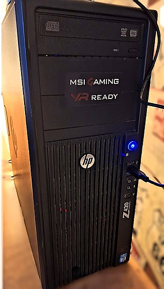 GTX 1050 Ti Pelikone | 16GB RAM | 500GB SSD | Win11 | HP Z420