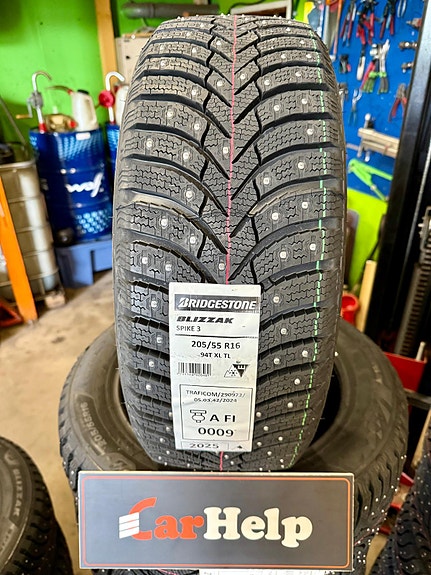 205/55R16 Bridgestone Blizzak Spike 3