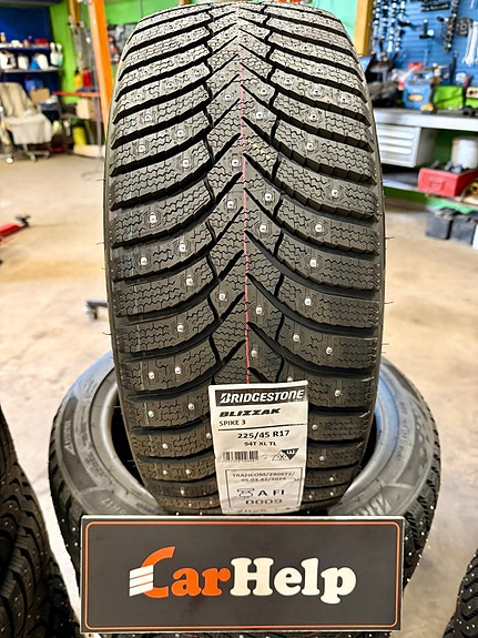 225/45R17 Bridgestone Blizzak Spike 3
