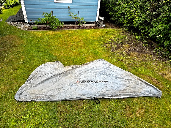 Dunlop moottoripyörän suojapeite harmaa