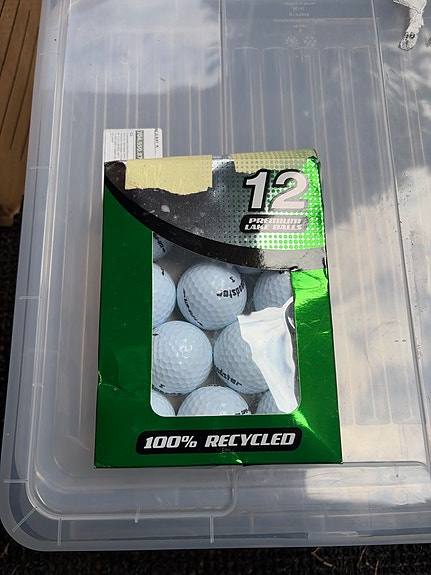 Premium Lake Balls 12 kpl kierrätetyt golfpallot
