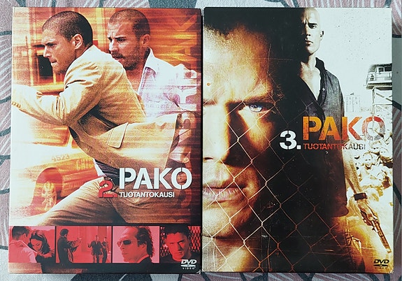 Pako tv-sarja DVD-boksit kaudet 2 ja 3