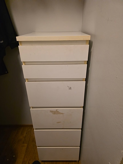 Annetaan Malm korkea kapea lipasto