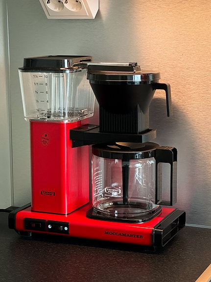 Moccamaster KBG AO kahvinkeitin 1,25 l punainen