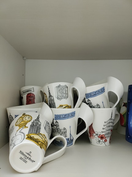 Villeroy & Boch mukit kaupunkikuvioilla