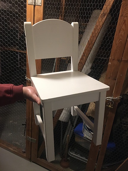 IKEA lasten tuoli valkoinen