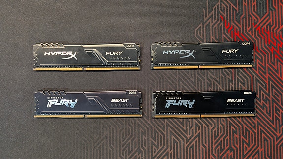 32GB (4x8GB) Kingston / HyperX FURY DDR4 3200MHz CL16