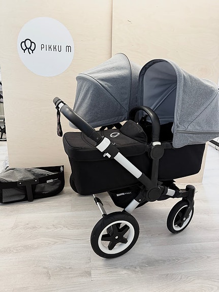 Bugaboo Donkey 2 Duo Alu Black Grey Melange vm.2019