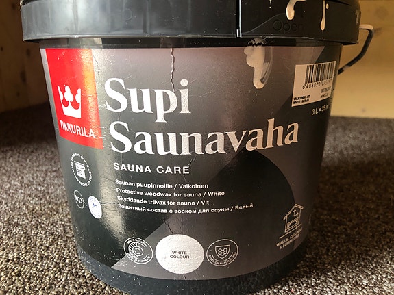 Tikkurila Supi Saunavaha valkoinen