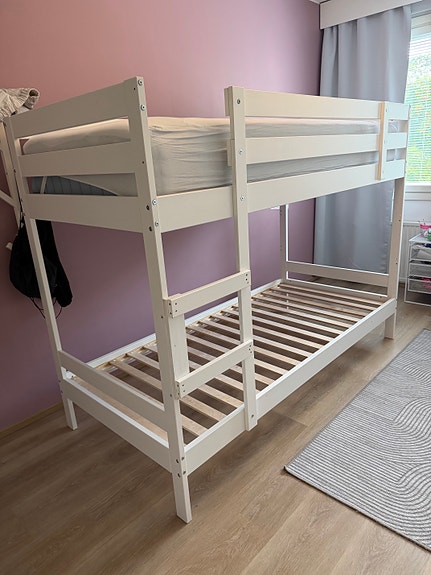 IKEA kerrossänky valkoinen Mydal