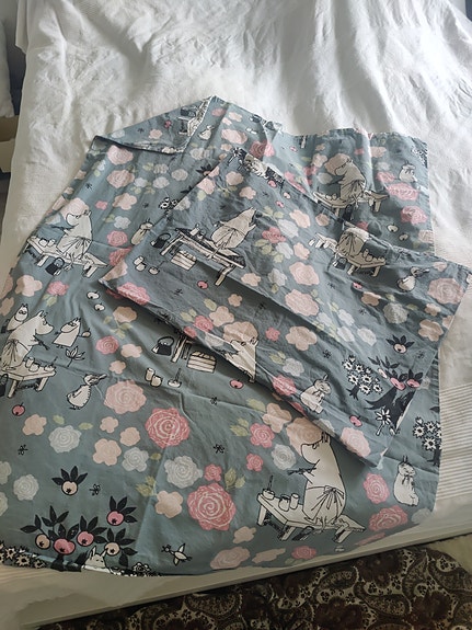Finlayson Muumi pussilakana ja tyynyliina, 90x120