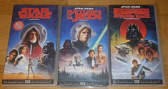 Star Wars Trilogy Vhs (3kpl.)