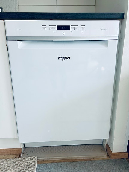 Whirlpool astianpesukone 60 cm tason alle valkoinen